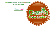 Tablet Screenshot of ganja-gourmet.com